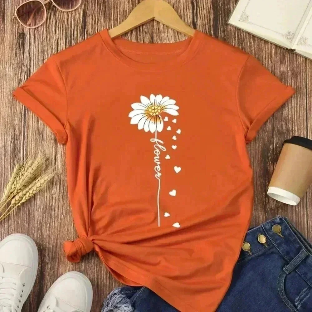 Flower Print T-Shirt